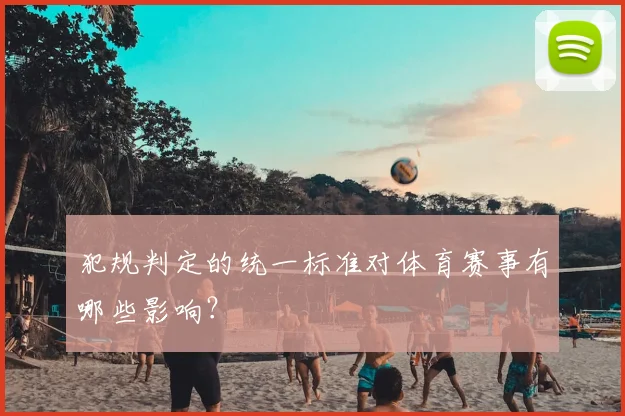 犯规判定的统一标准对体育赛事有哪些影响?
